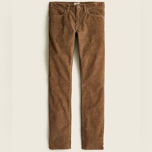 J. Crew 250 Skinny-fit Stretch Brown Corduroy Pant